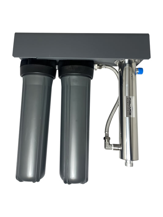 Polaris 20" Twin UV system 78LPM including 20 & 1 Micron