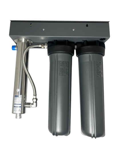 Polaris 20" Twin UV system 78LPM including 20 & 1 Micron